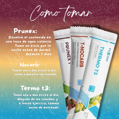 ✨ Combo Fuxion  Prunex 1 + Thermo T3 NoCarb